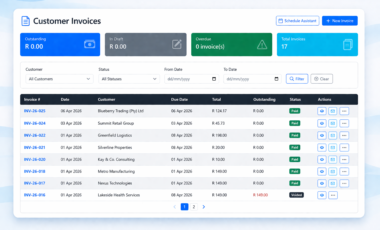 ATX Solutions dashboard preview 1